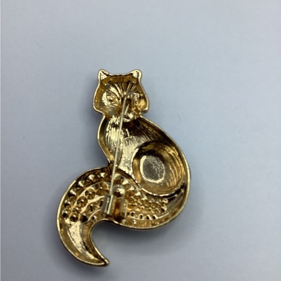 Foxy Foxy Blue Brooch - Picture 3 of 3